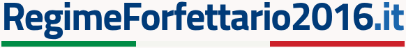 Regime Forfettario 2016